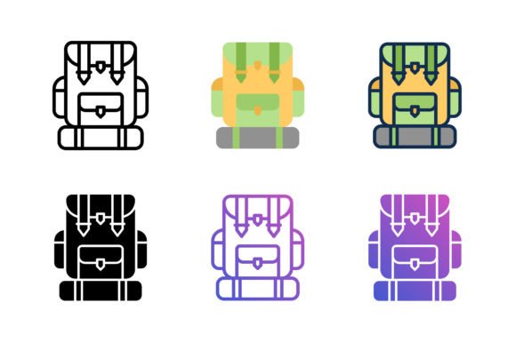 Backpack Camping Icon: A Versatile Tool for Your Creative and Professional Projects