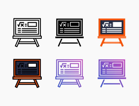 Chalkboard Icon: A Versatile and Customizable Visual Asset for Your Projects