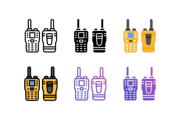 Enhance Your Projects with Versatile Walkie Talkie Icons