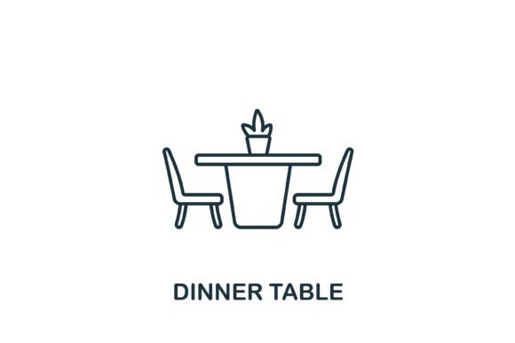 Enhancing Your Designs with the Dinner Table Icon