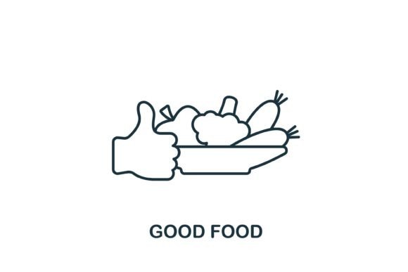 Good Food Icon: A Versatile Symbol for Your Brand