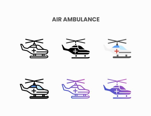 Helicopter Air Ambulance Icon: A Versatile Solution for Modern Design Needs
