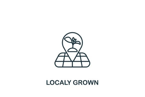 Localy Grown Icon: A Versatile Design Element