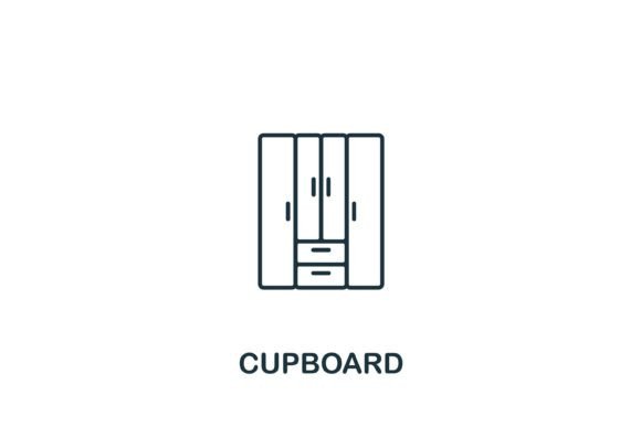 Understanding the Cupboard Icon: A Simple Line Element for Modern Design