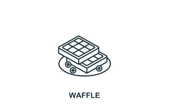 Waffle Icon: A Versatile and Engaging Fast Food Symbol